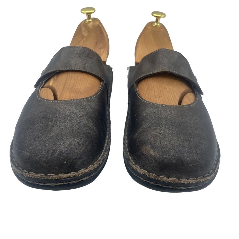 Finn Comfort  Clog " Stanford"  Brown Leather Slip- On Size EU 41